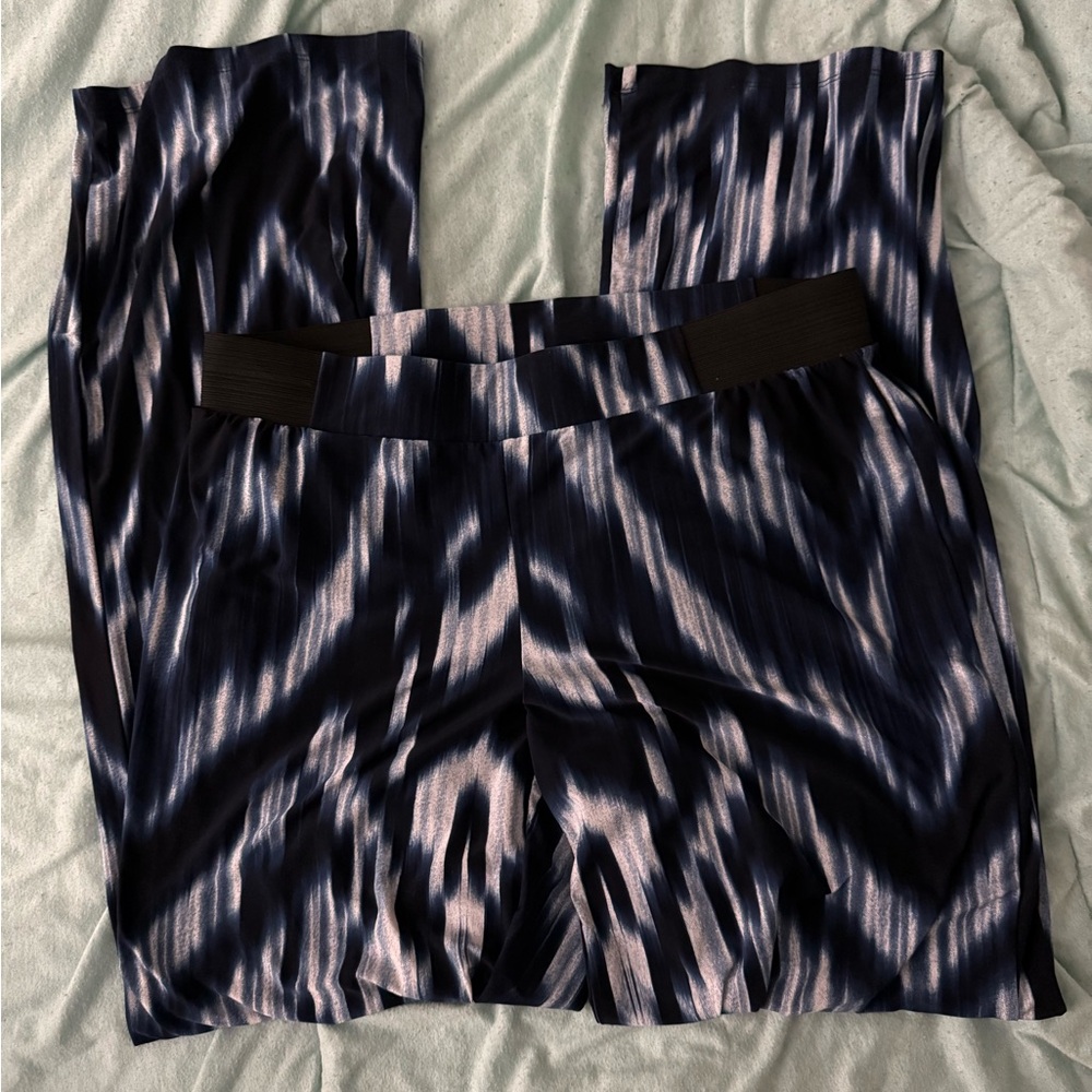 Stylish Black and White Patterned Pants